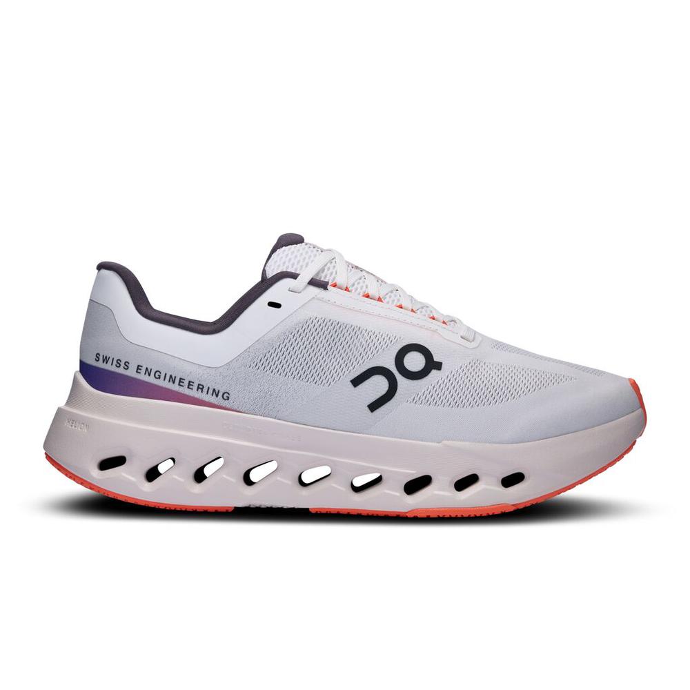 ON Women's Cloudsurfer Next - White-Flame - 3WE30050256