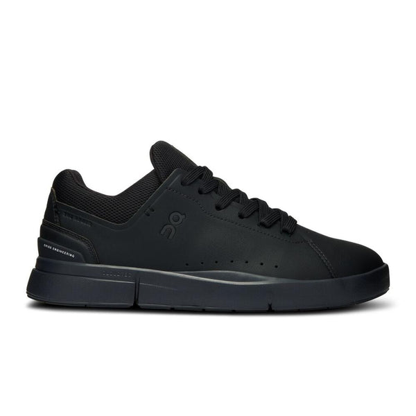 On THE ROGER ADVANTAGE | All Black | Women's Casual Sneakers