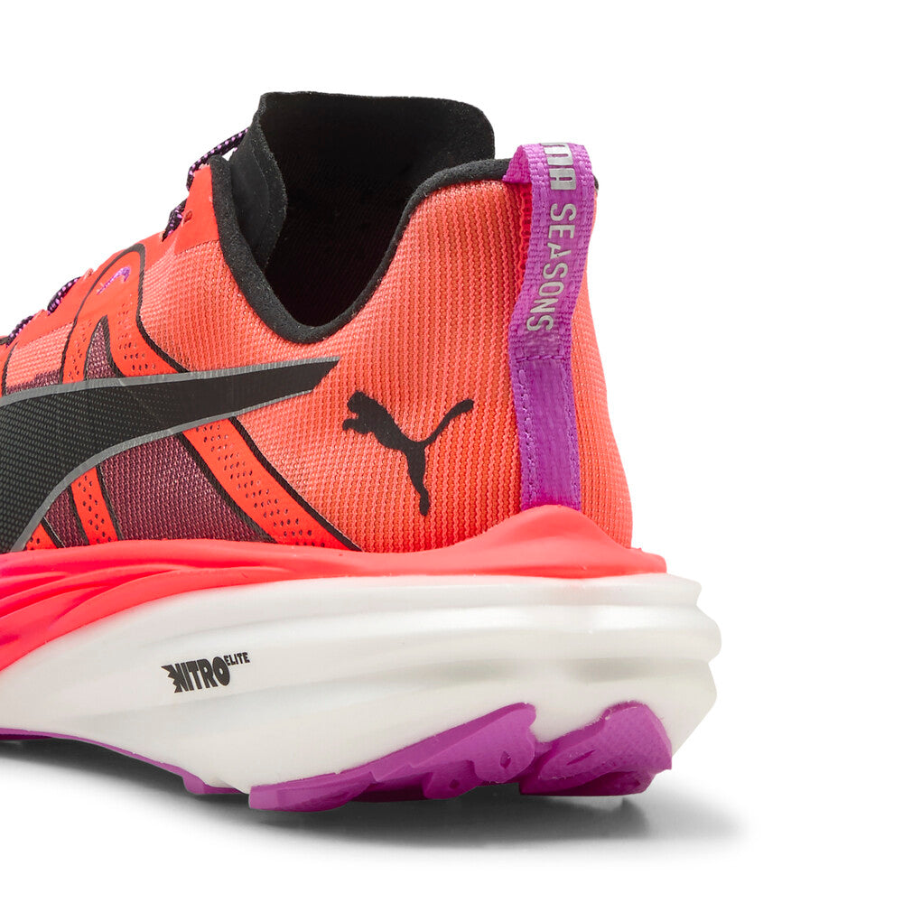 Puma Deviate Nitro Elite Trail | Glowing Red | Men's Plated Trail