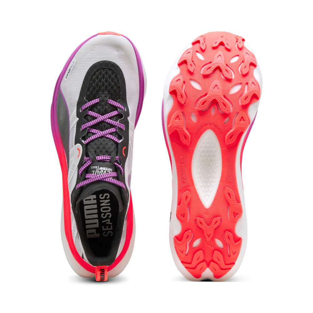 Puma Deviate Nitro Elite Trail | Puma White | Men's Plated Trail