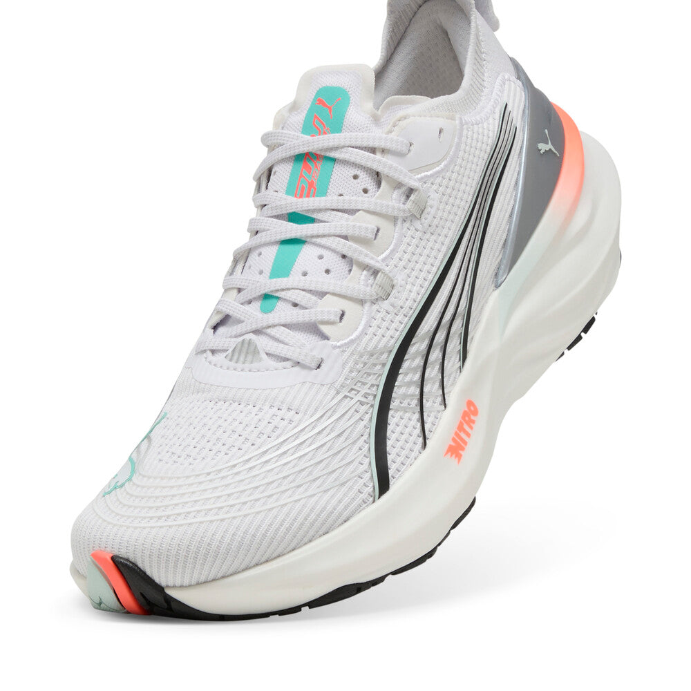 PUMA ForeverRUN Nitro 2 | Puma White/Glowing Red | Men's Stability