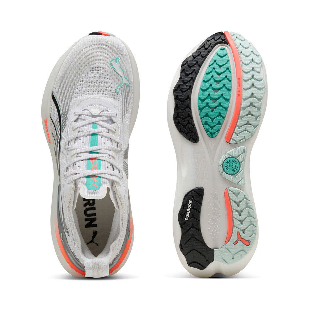 PUMA ForeverRUN Nitro 2 | Puma White/Glowing Red | Men's Stability