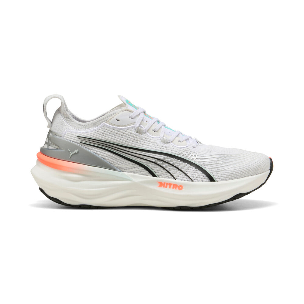 PUMA Men's ForeverRUN Nitro 2 - Puma White/Glowing Red - 310109-07