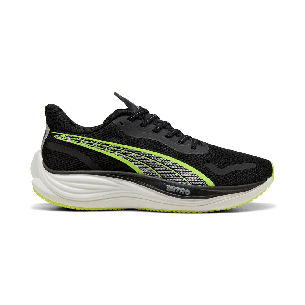 PUMA Men's Velocity Nitro 3 - Puma Black/Yellow Alert - 377748-18