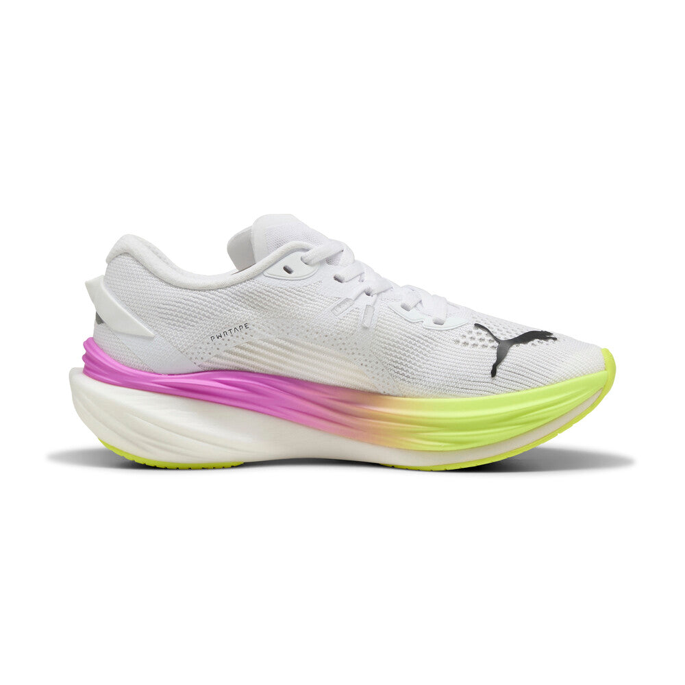 PUMA Women's Deviate Nitro 3 - Puma White/Pure Magenta - 309708-18