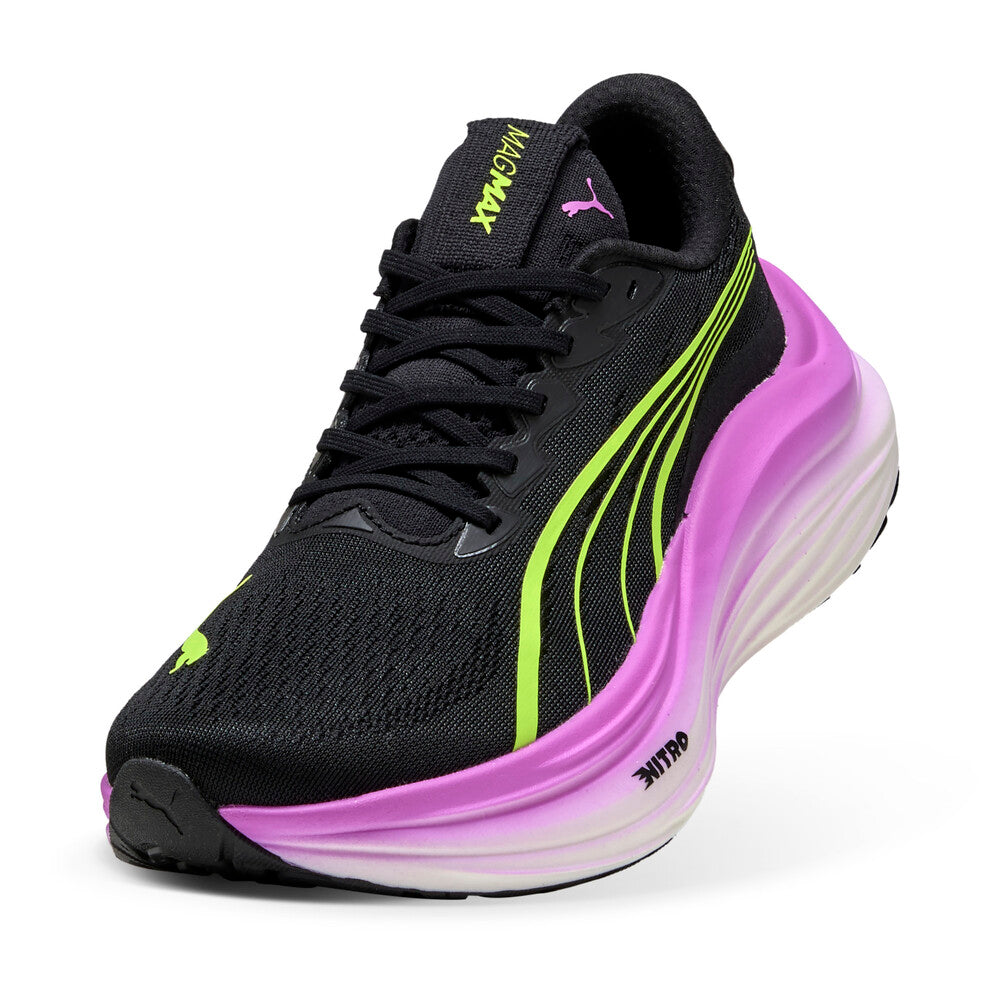 Puma MagMax Nitro | Puma Black/Yellow Alert | Women's High-Cushion