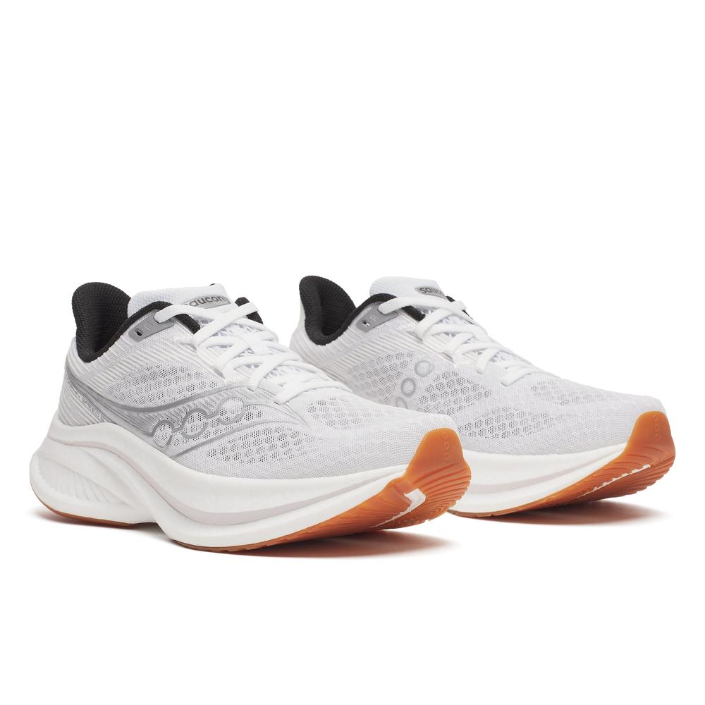 Saucony Endorphin Speed 5 | White/Gum | Men display picture 1