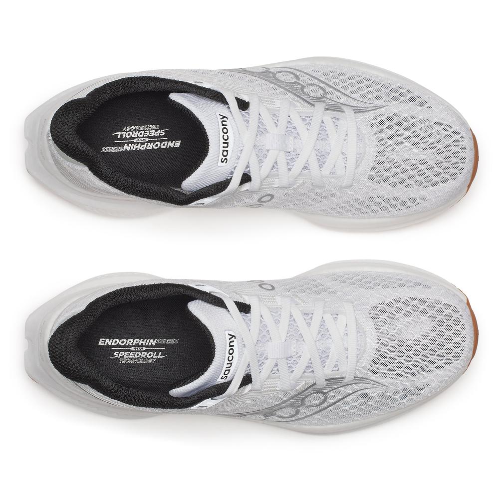 Saucony Endorphin Speed 5 | White/Gum | Men display picture 1