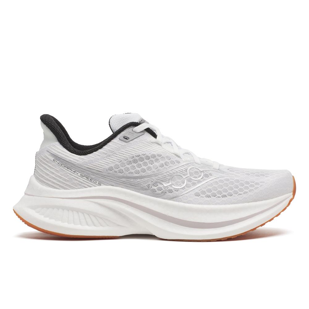 Saucony Endorphin Speed 5 | White/Gum | Men's Lightweight