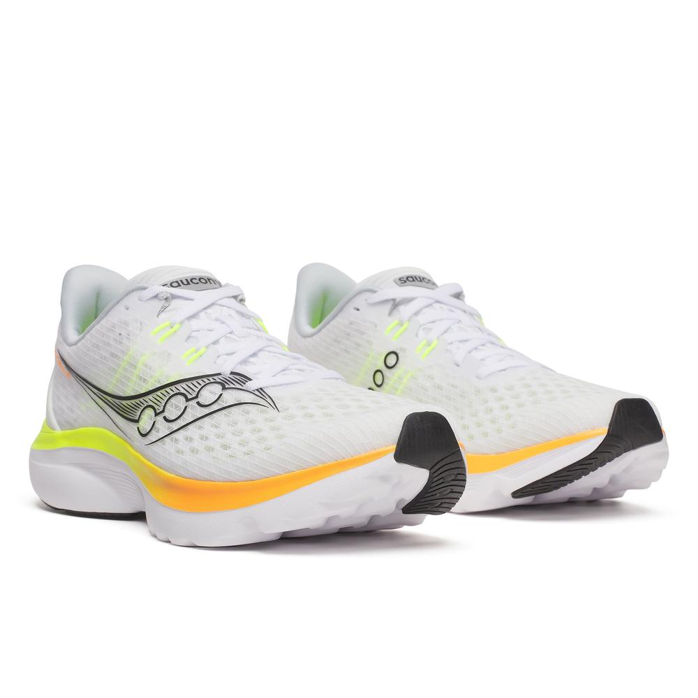 SAUCONY M KINVARA 16 - WHITE/CITRON - S21020-231