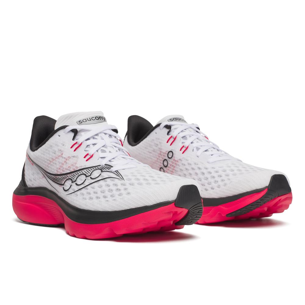 SAUCONY M KINVARA 16 - WHITE/RED - S21020-01
