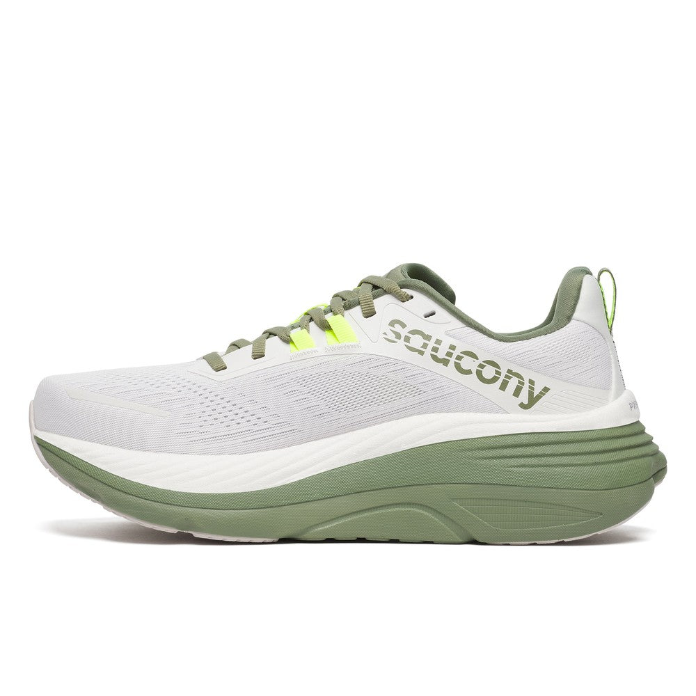 Saucony Hurricane 24 | White/Olivine | Men display picture 3