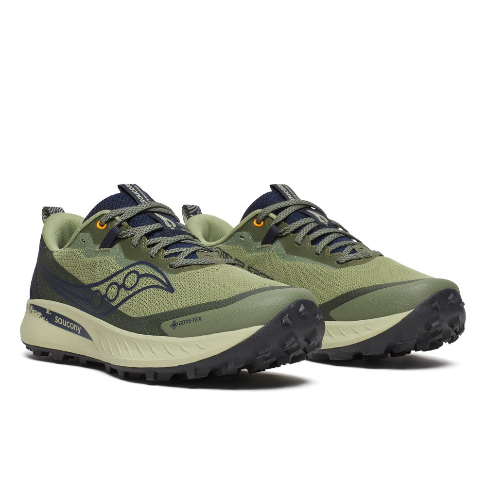 SAUCONY Men's Peregrine 15 GTX Hemlock/Navy - S20992-162