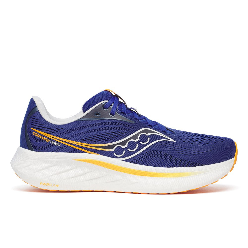 Saucony Ride 18 | Azurite/Peel | Men's Neutral Running Shoes
