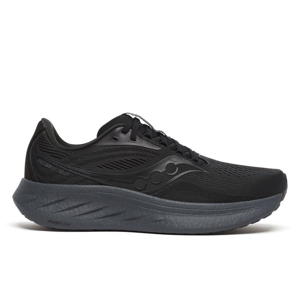 SAUCONY Men's Ride 18 Black/Shadow - S21000-102