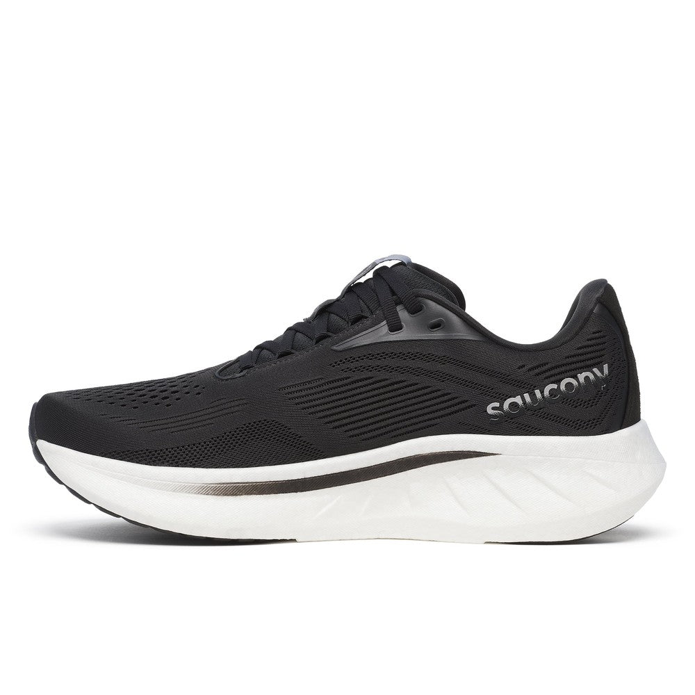 SAUCONY Men's Ride 18 Black/White - S21000-100