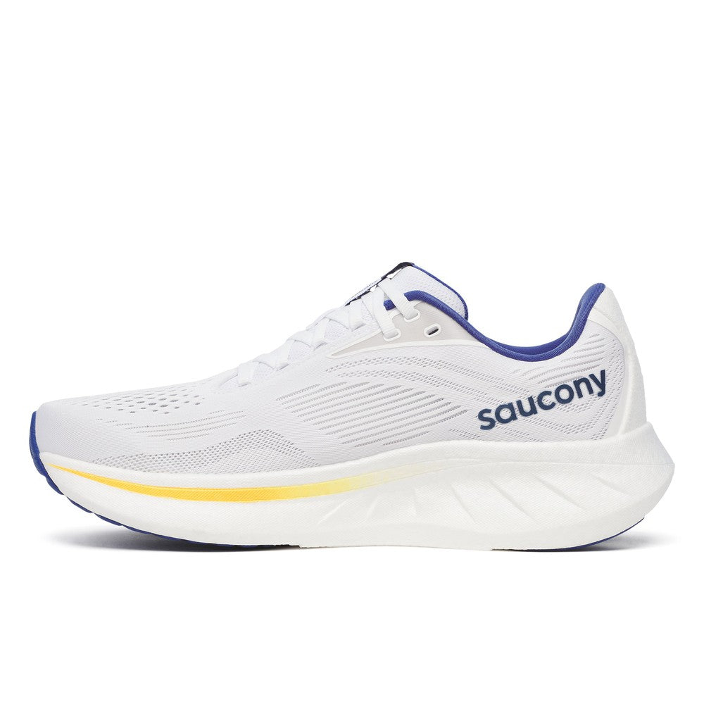 SAUCONY Men's Ride 18 White/Azurite - S21000-164