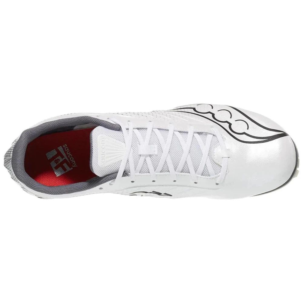Saucony Spitfire 5 | White/Carbon | Men display picture 3