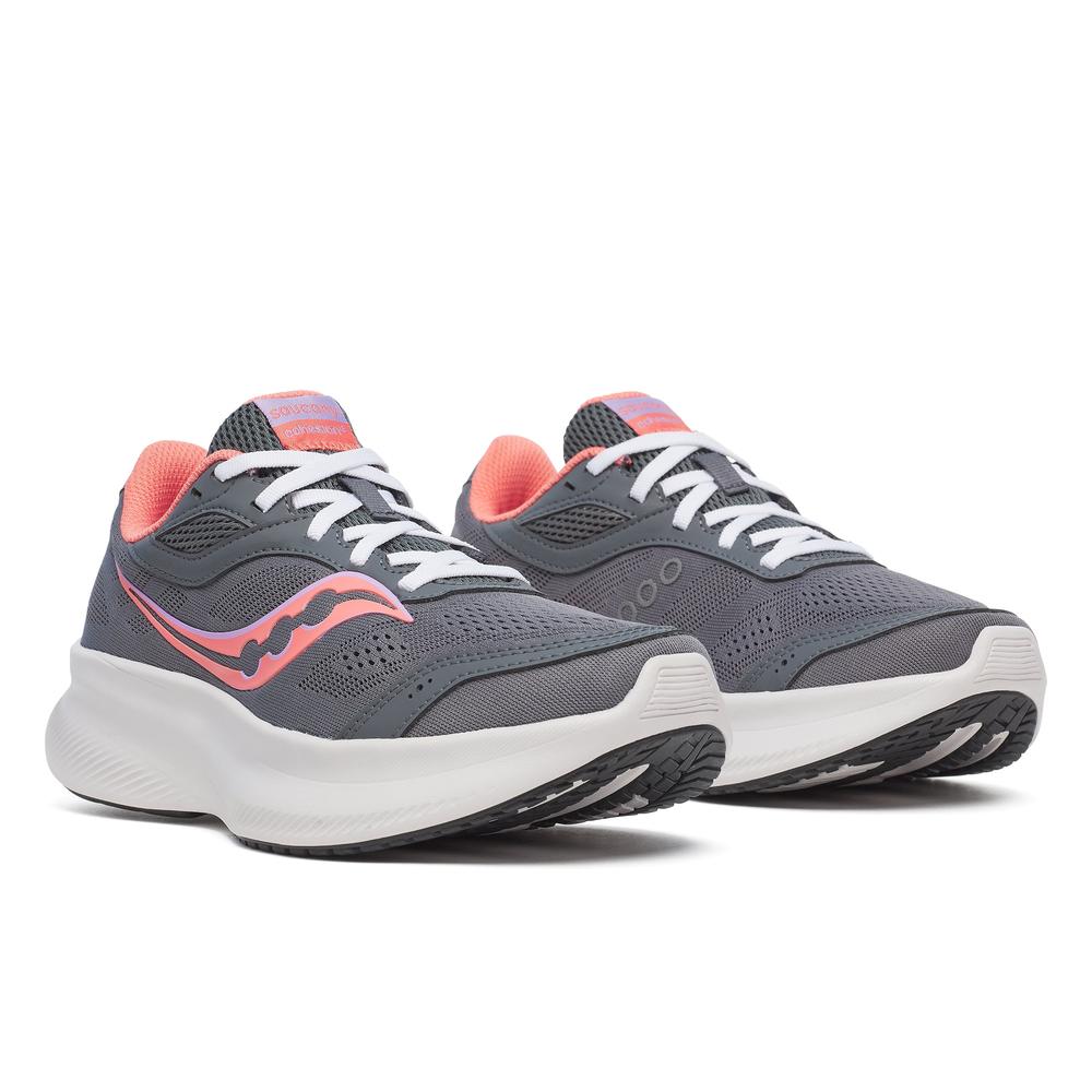SAUCONY W COHESION 18 - CARBON/SALMON - S11034-216