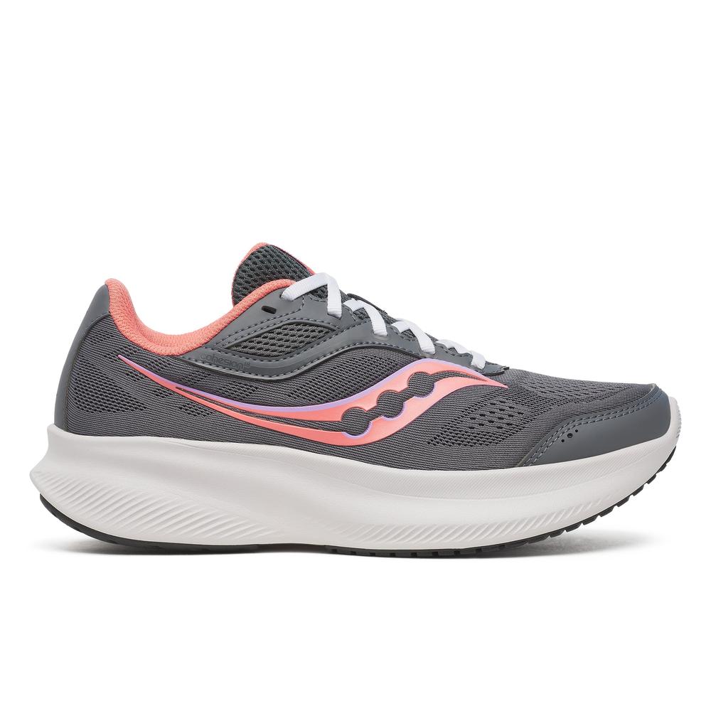 SAUCONY W COHESION 18 - CARBON/SALMON - S11034-216
