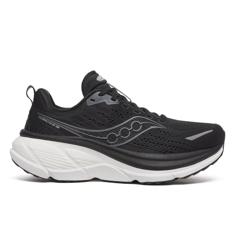 SAUCONY W HURRICANE 25 - BLACK/WHITE - S11026-200