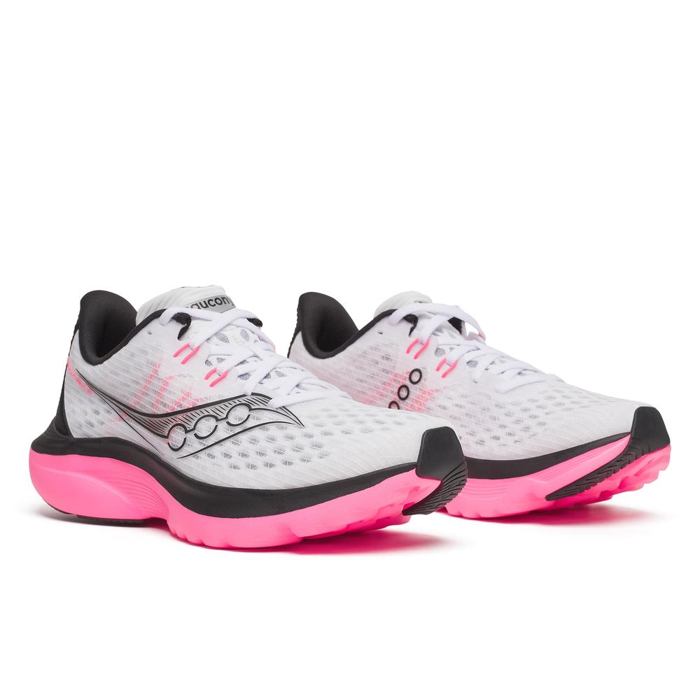 SAUCONY W KINVARA 16 - WHITE/BLACK - S11020-02