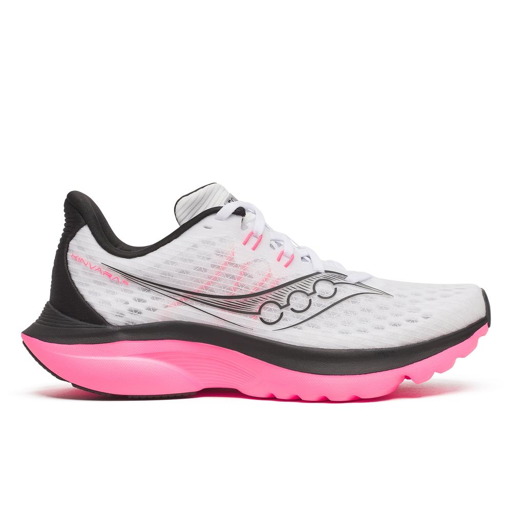 SAUCONY W KINVARA 16 - WHITE/BLACK - S11020-02