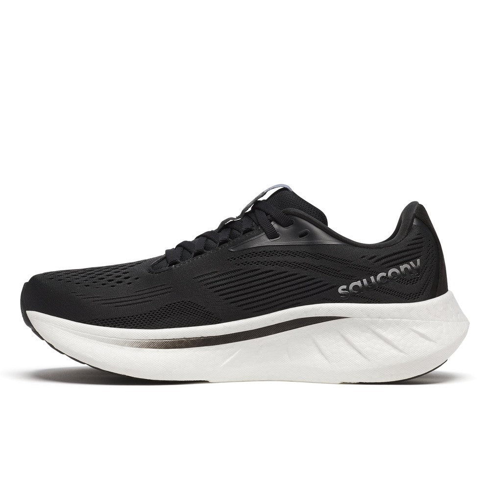 SAUCONY Women's Ride 18 Black/White - S11000-100