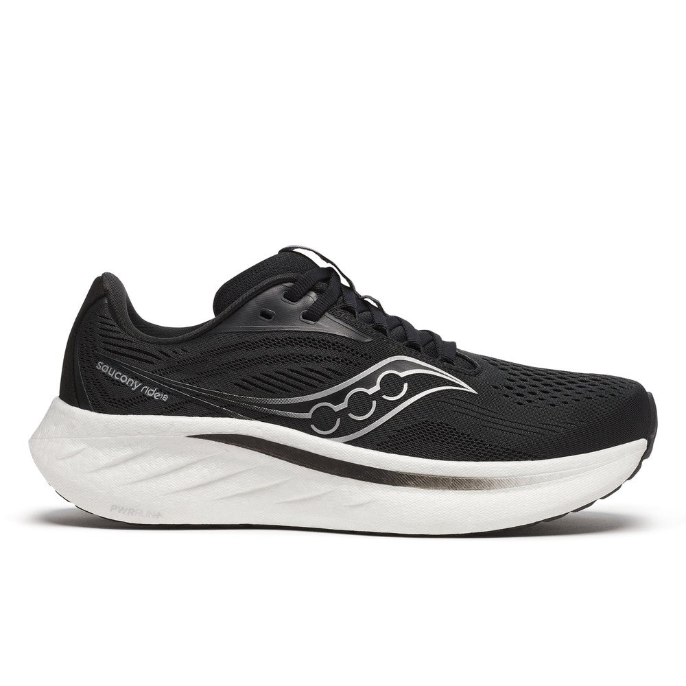 SAUCONY Women's Ride 18 Black/White - S11000-100