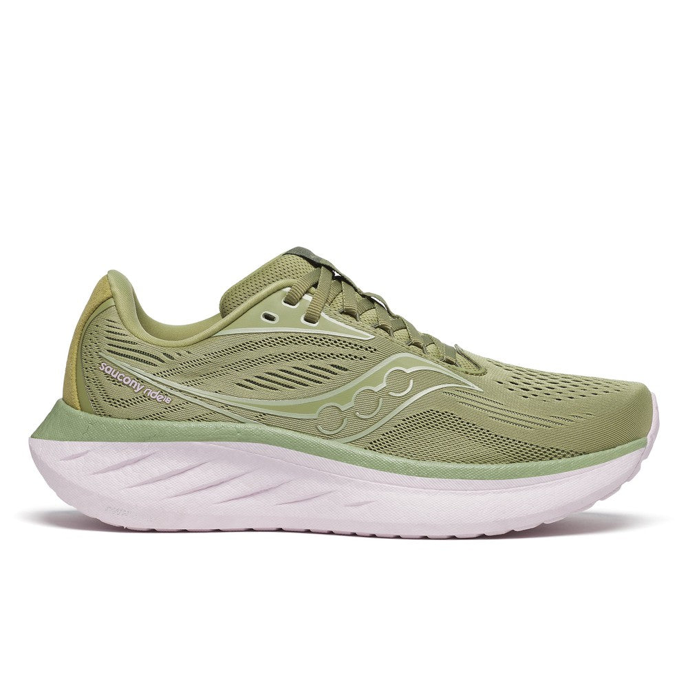 SAUCONY Women's Ride 18 Hemlock/Bloom - S11000-142