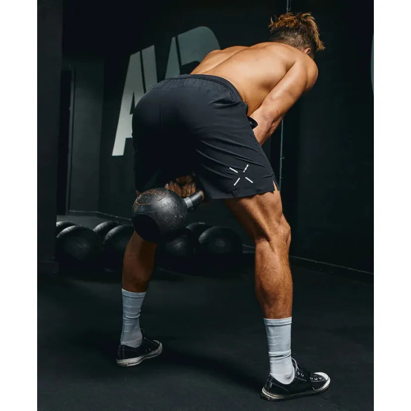TEN THOUSAND Men's Interval Short 7” with Liner - TTSH002V3-BLK-Liner-7