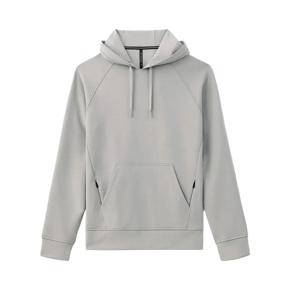 TEN THOUSAND Men's Midweight Tech Fleece Hoodie Medium Grey - TTKT015-FRMGRY
