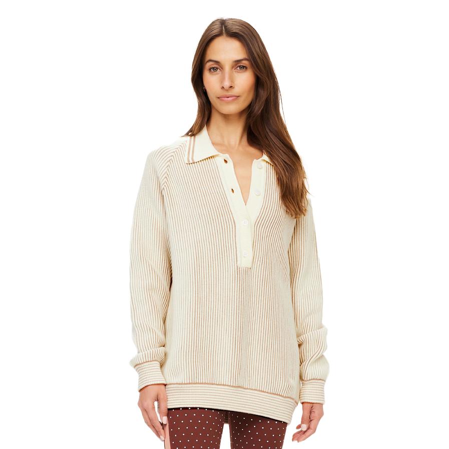 THE UPSIDE W ALANA KNITTED SWEATER - Natural - USW424152