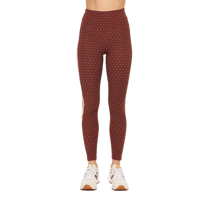 THE UPSIDE W MAHO 25IN HIGH RISE MIDI PANT - Polka Dots - USW424057