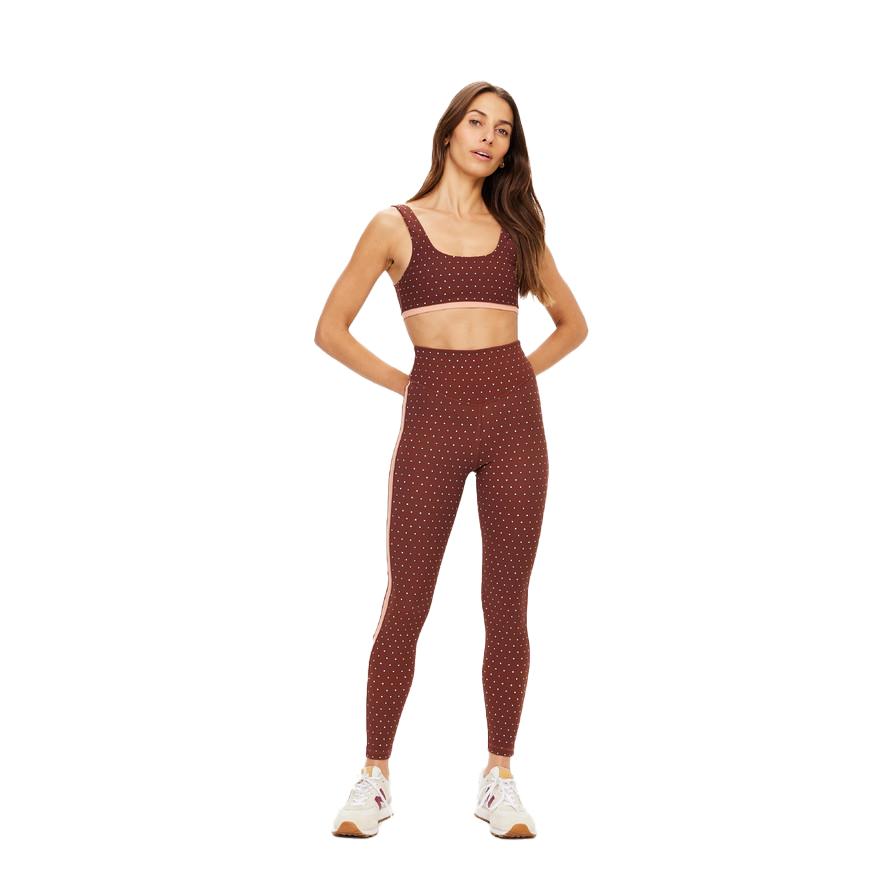 THE UPSIDE W MAHO 25IN HIGH RISE MIDI PANT - Polka Dots - USW424057