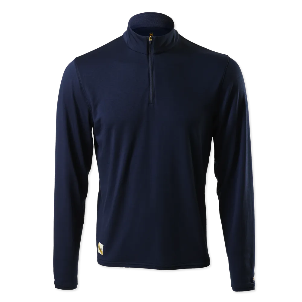 TRACKSMITH M SESSION QUARTER ZIP -, Navy - MT2216-N