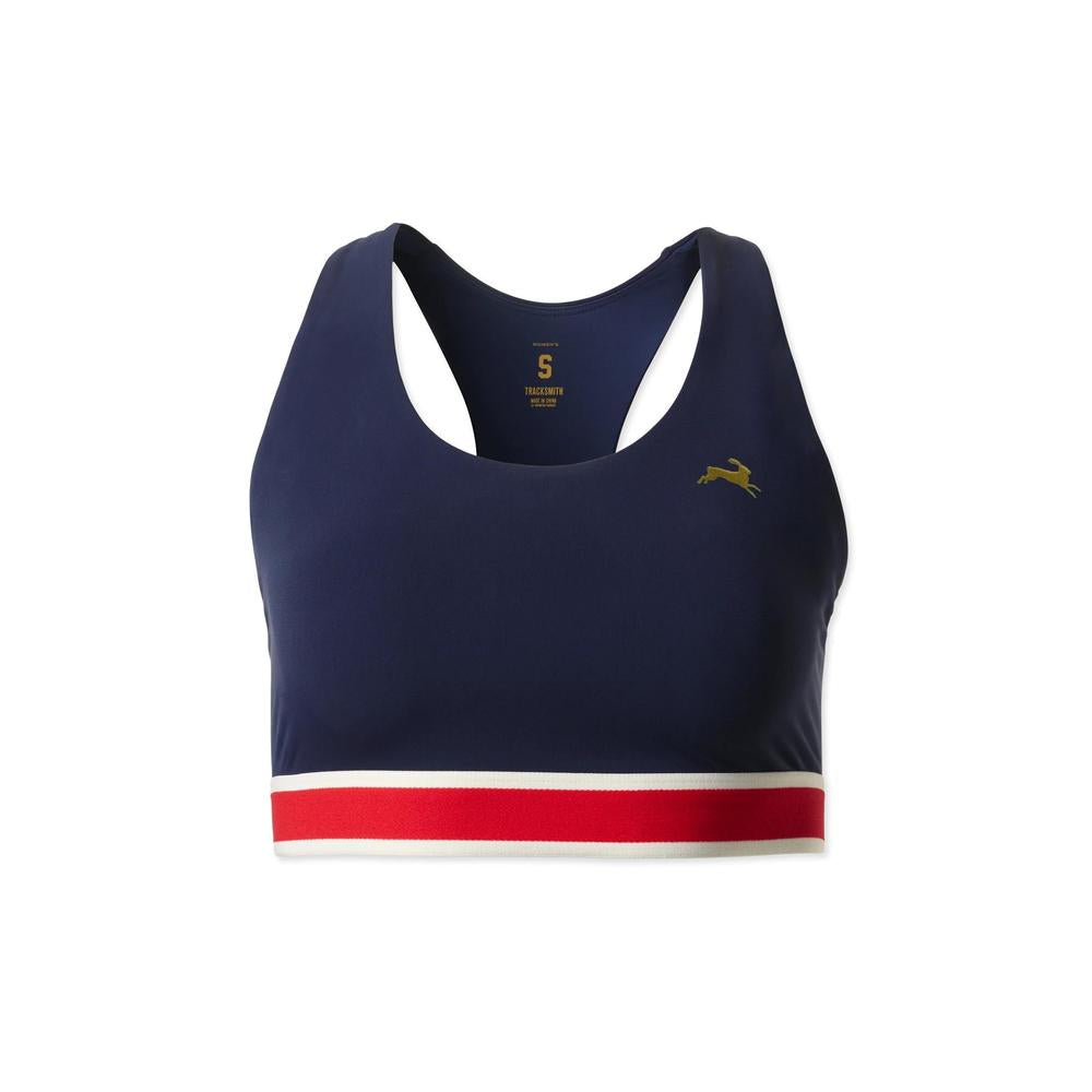 TRACKSMITH Women's Run Bra Navy - WT6256-N