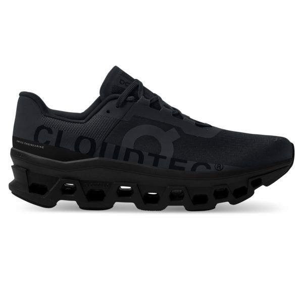 On Cloudmonster | All Black | Men's High-Cushion Running